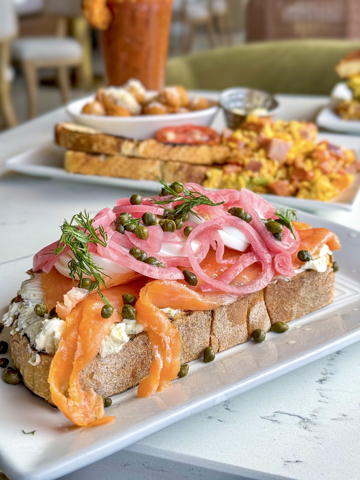 Brunch plate with egg